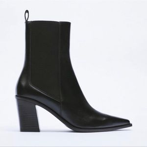 ZARA LEATHER BOOTS